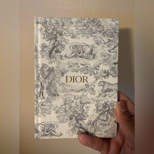Christian Dior Notebook Journal Diary‎ Novelty Safari Black White Gold K